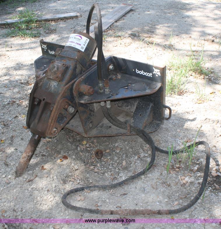 image for item A2218 Bobcat hydraulic breaker skid steer attachment