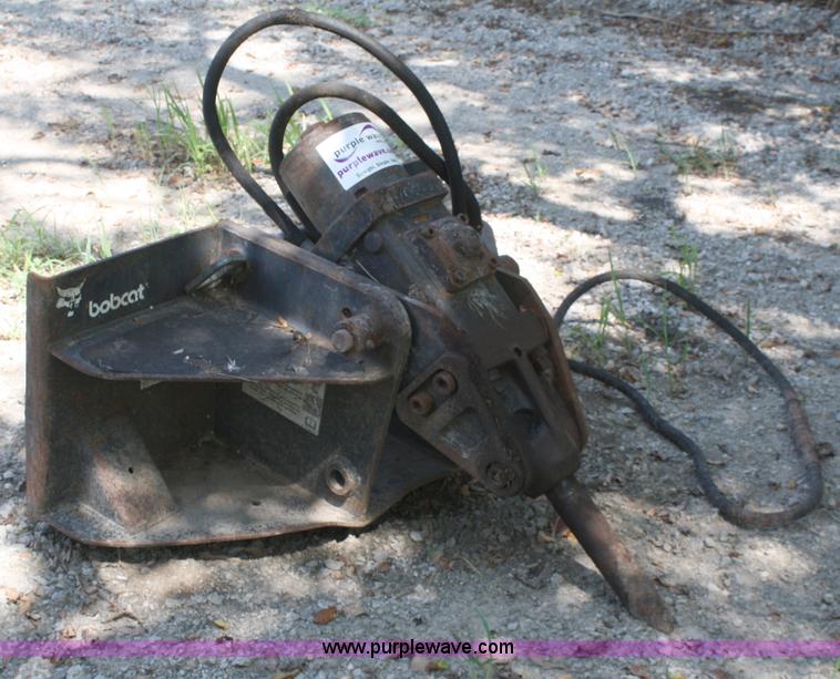 image for item A2218 Bobcat hydraulic breaker skid steer attachment