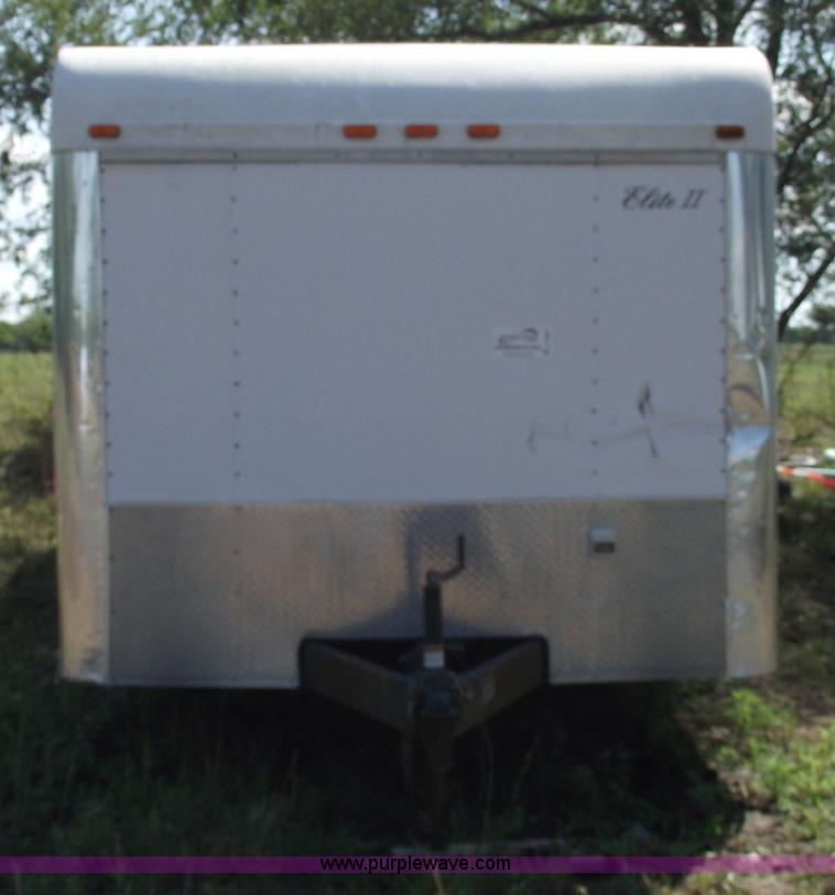 image for item A4096 1999 Haulmark Elite II 24' enclosed race trailer