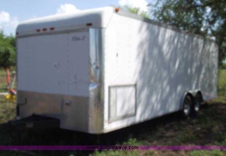 image for item A4096 1999 Haulmark Elite II 24' enclosed race trailer