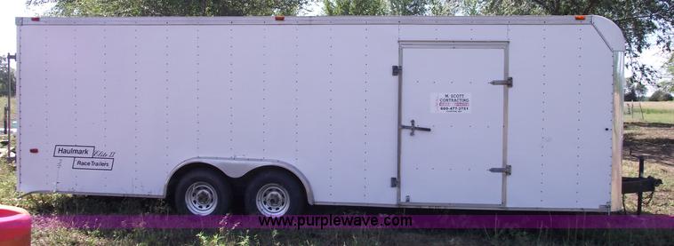 image for item A4096 1999 Haulmark Elite II 24' enclosed race trailer