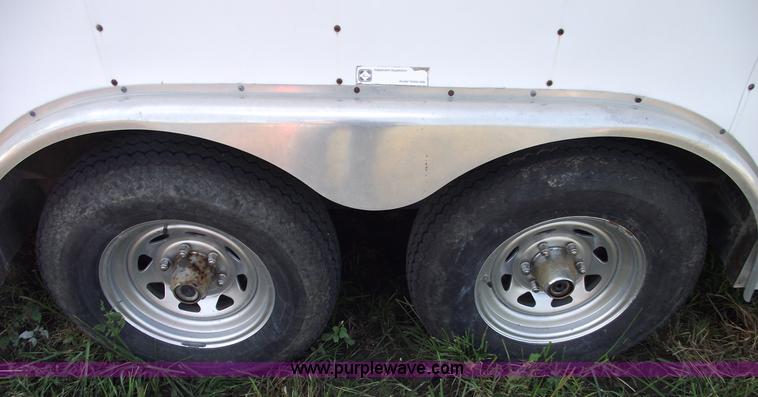 image for item A4096 1999 Haulmark Elite II 24' enclosed race trailer