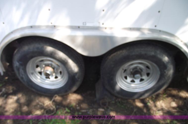 image for item A4096 1999 Haulmark Elite II 24' enclosed race trailer