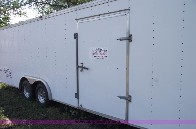 image for item A4096 1999 Haulmark Elite II 24' enclosed race trailer