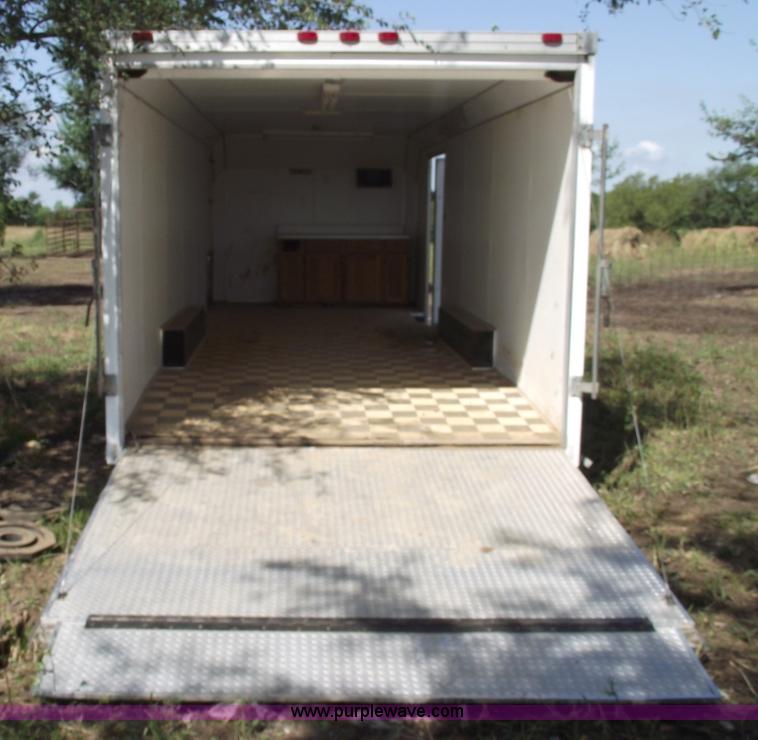 image for item A4096 1999 Haulmark Elite II 24' enclosed race trailer