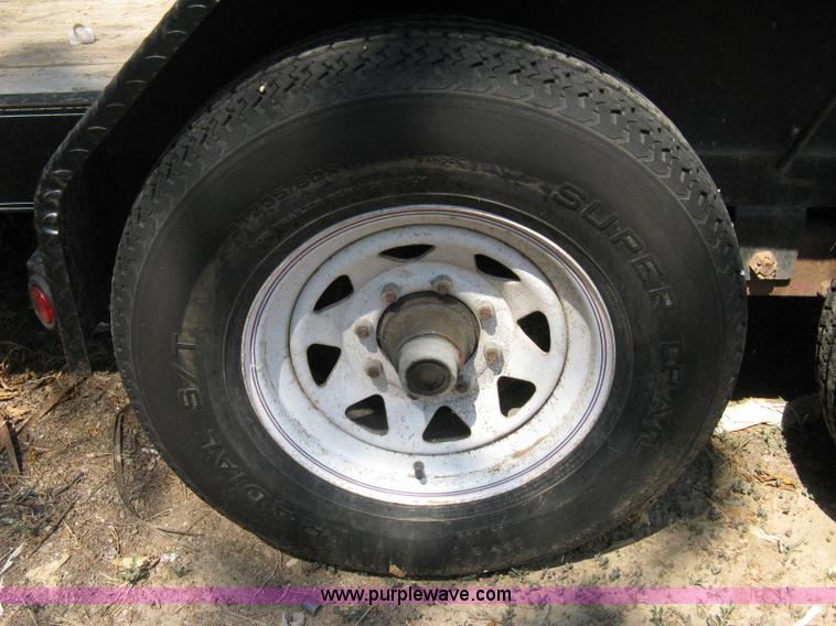 image for item A4322 2007 Load Trail tandem axle flatbed trailer