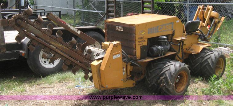 image for item A4323 1992 Case Maxi-Sneaker series B articulated trencher and vibratory plow tractor