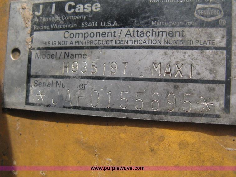 image for item A4323 1992 Case Maxi-Sneaker series B articulated trencher and vibratory plow tractor