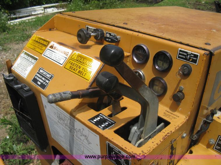 image for item A4323 1992 Case Maxi-Sneaker series B articulated trencher and vibratory plow tractor