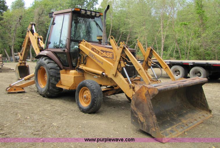 image for item A4641 1994 Case 580 Super K backhoe