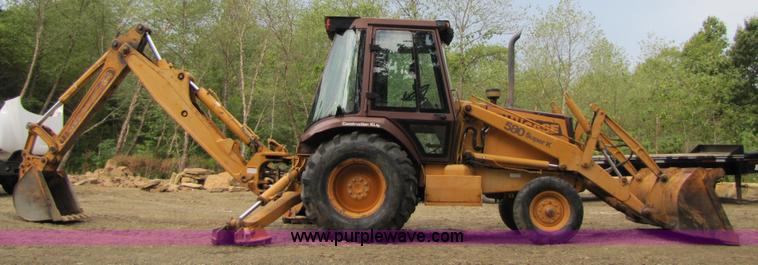 image for item A4641 1994 Case 580 Super K backhoe