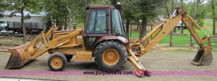 image for item A4641 1994 Case 580 Super K backhoe