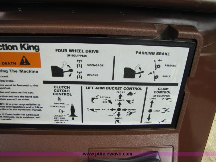 image for item A4641 1994 Case 580 Super K backhoe