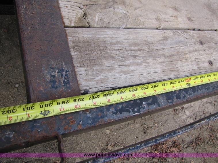 image for item A4642 2005 Elite 30' tandem axle flatbed trailer