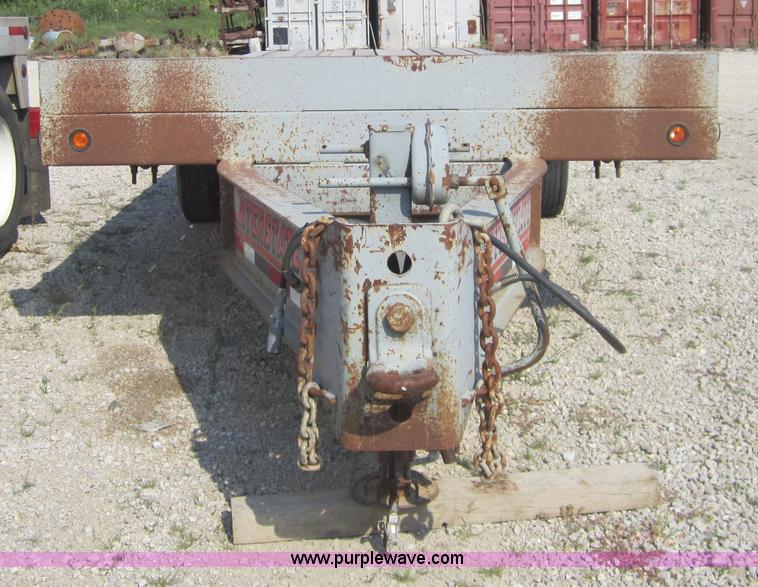 image for item A4703 2002 Interstate triple axle equipment trailer