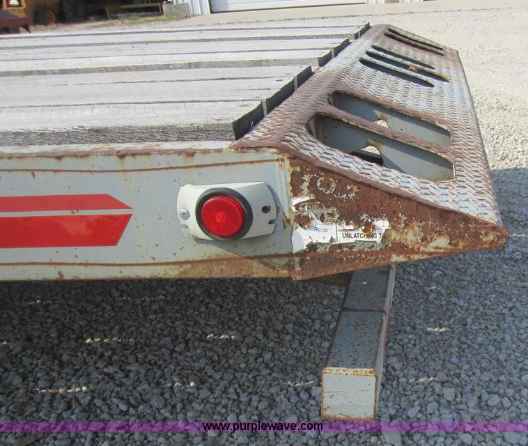 image for item A4703 2002 Interstate triple axle equipment trailer