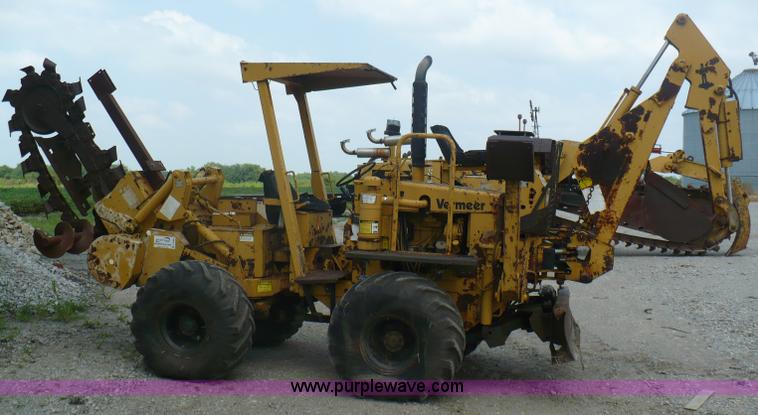 image for item A4850 Vermeer M-455A trencher and backhoe