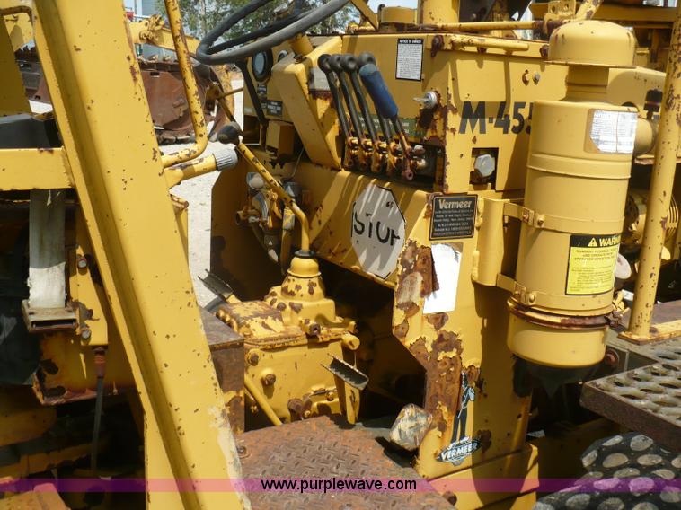 image for item A4850 Vermeer M-455A trencher and backhoe