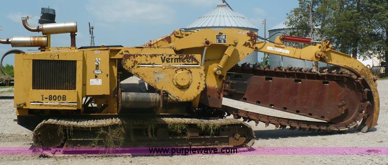 image for item A4857 1984 Vermeer T-800B rock trencher