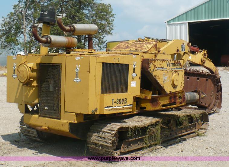image for item A4857 1984 Vermeer T-800B rock trencher