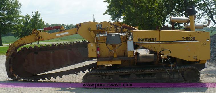 image for item A4857 1984 Vermeer T-800B rock trencher