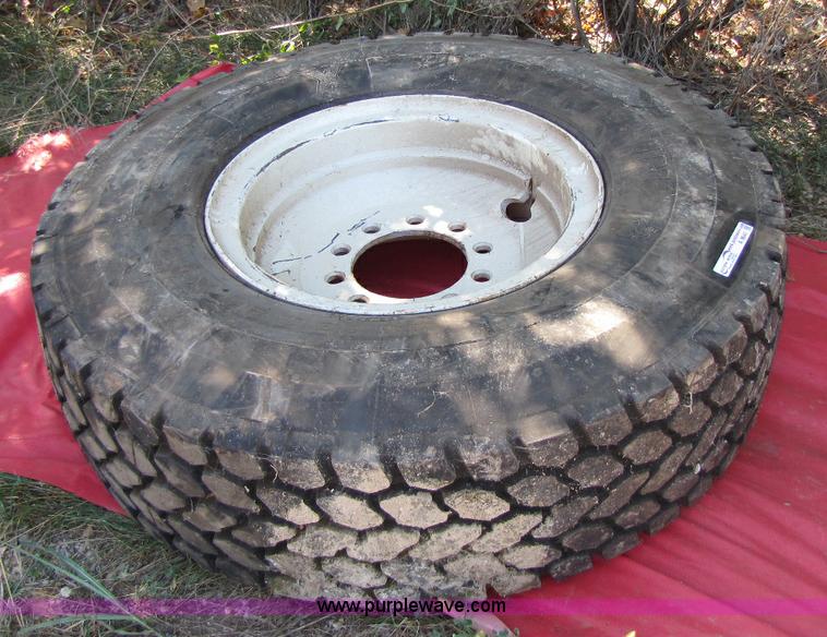 image for item A9640 Large truck/trailer wheels and tire