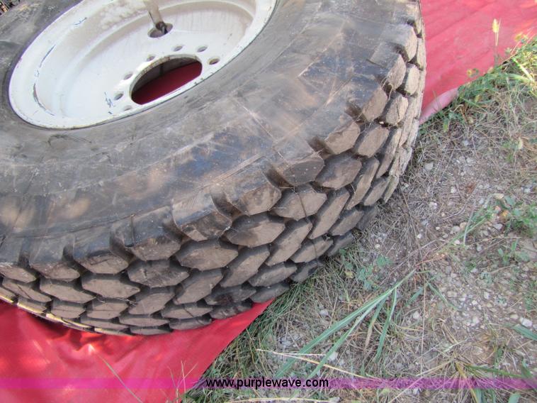 image for item A9640 Large truck/trailer wheels and tire