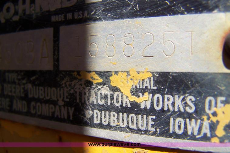 image for item B3525 1973 John Deere 450B track loader