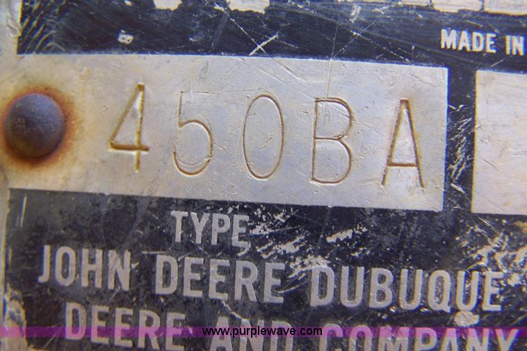 image for item B3525 1973 John Deere 450B track loader