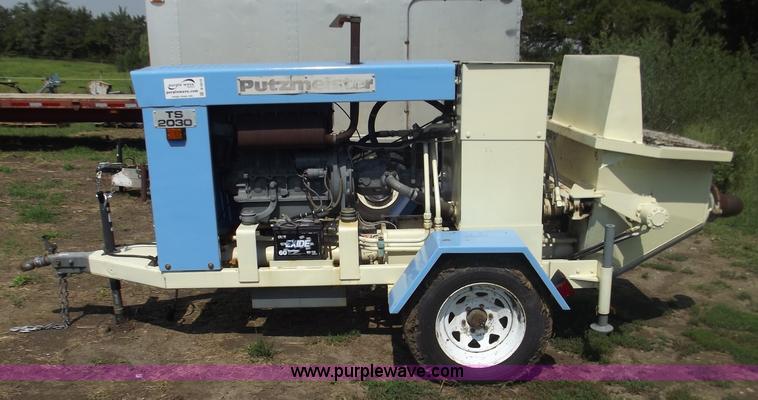 image for item B5010 1996 Putzmeister TS2030 towable concrete pump