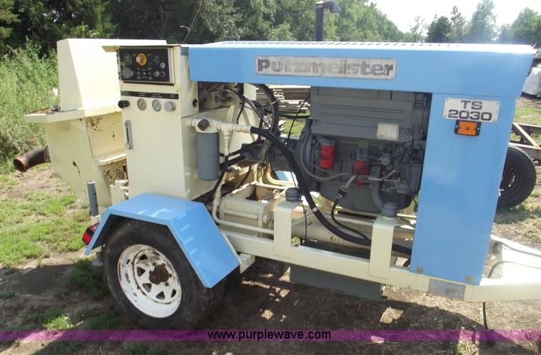 image for item B5010 1996 Putzmeister TS2030 towable concrete pump