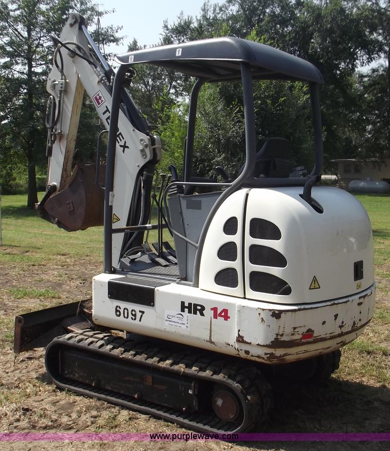 image for item B5012 2005 Terex HR14 mini excavator