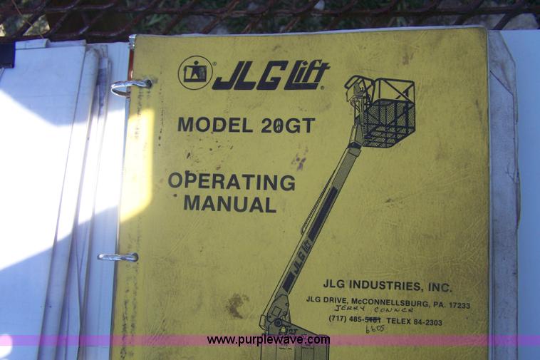 image for item D8514 JLG 20GT man lift