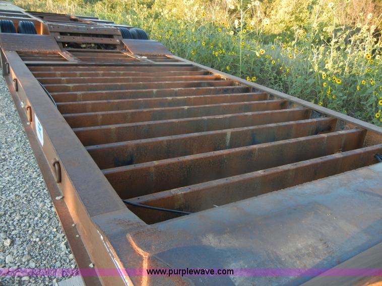 image for item D9945 1985 Trail-Eze 41.5' lowboy trailer