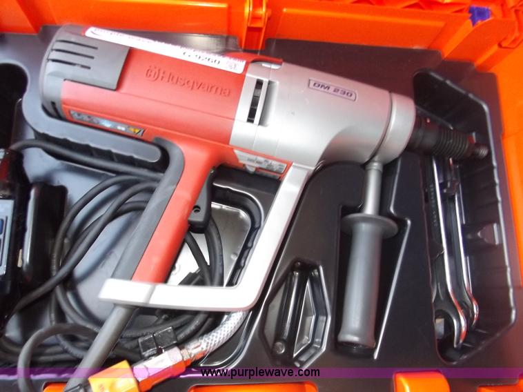 Husqvarna DM230 wet core drill in Roca, NE Item G9260 sold Purple Wave