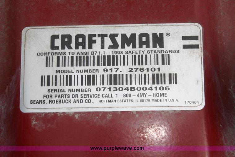 image for item A2205 Craftsman GT5000 lawn mower