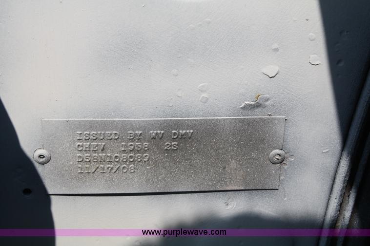 image for item A2289 1958 Chevrolet Delray