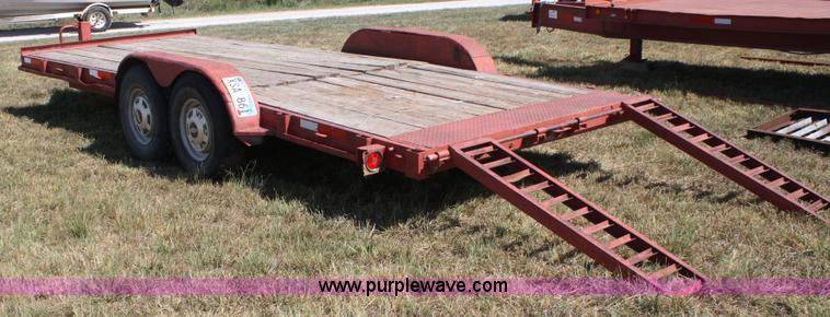 image for item A2301 1986 double axle car trailer