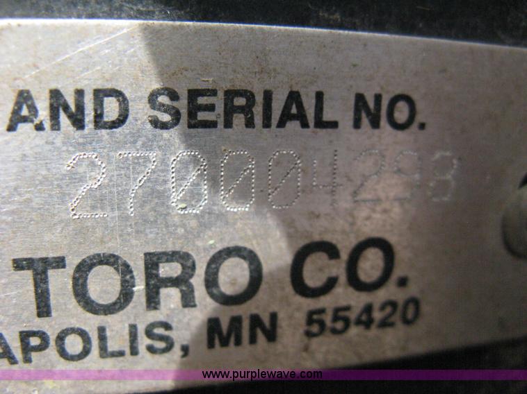 image for item A4334 Toro Z Master ZTR mower