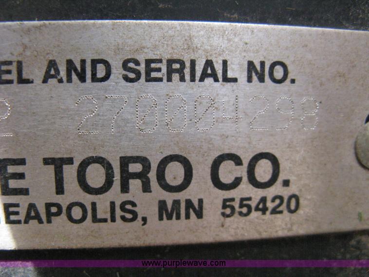 image for item A4334 Toro Z Master ZTR mower