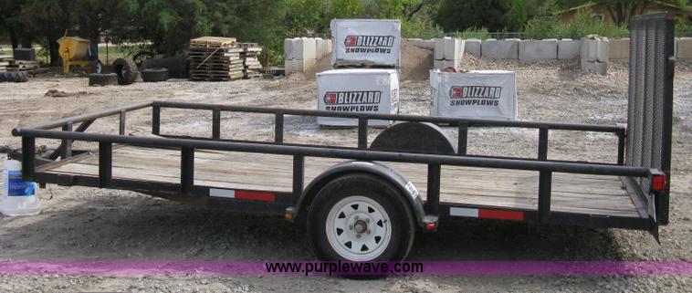 image for item A4337 2006 single axle trailer