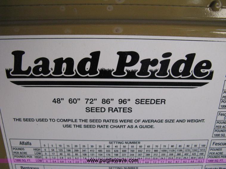 image for item A4339 Land Pride APS1560 solid stand seeder