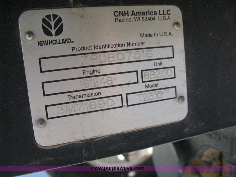 image for item A4342 2008 New Holland T2310 MFWD tractor