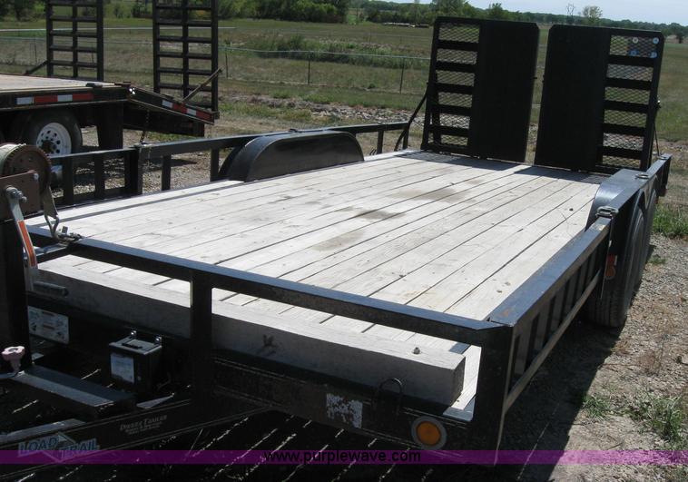 image for item A5170 2009 Load Trail 18' tandem axle utility trailer