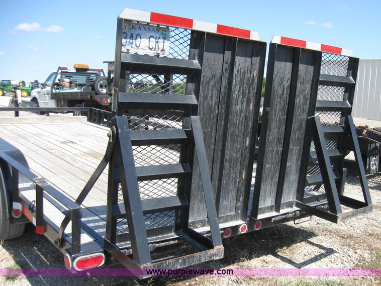 image for item A5170 2009 Load Trail 18' tandem axle utility trailer