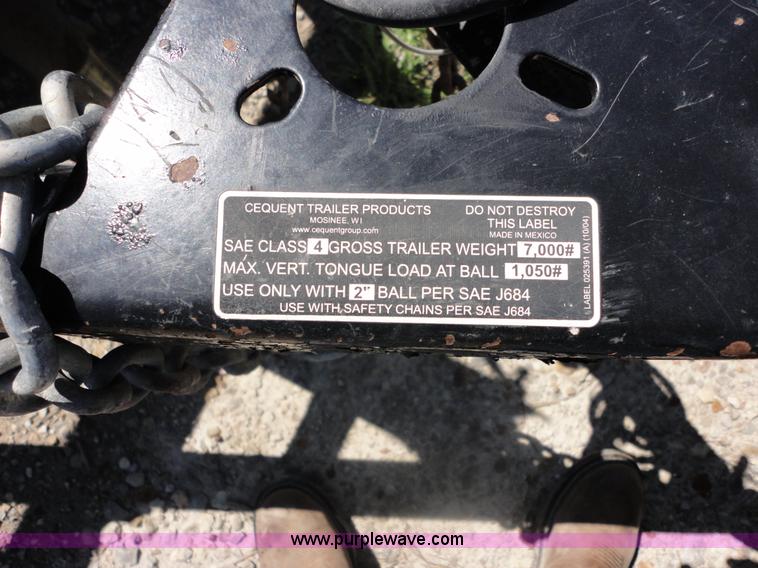 image for item A5170 2009 Load Trail 18' tandem axle utility trailer