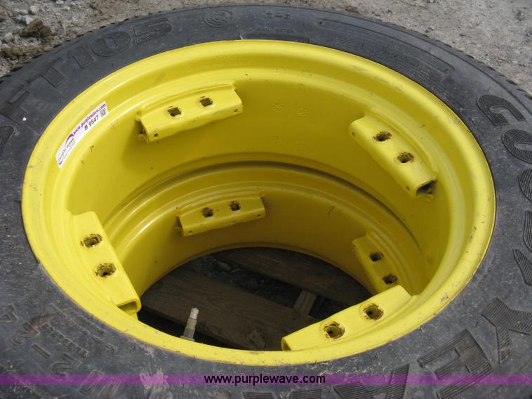 image for item B9547 John Deere front wheels with Goodyear turf tires