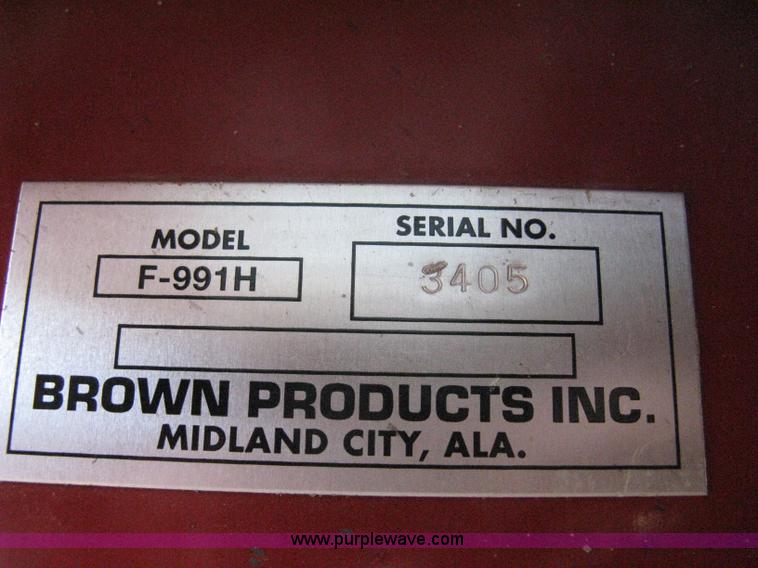 image for item B9551 Brown F991H bed edger