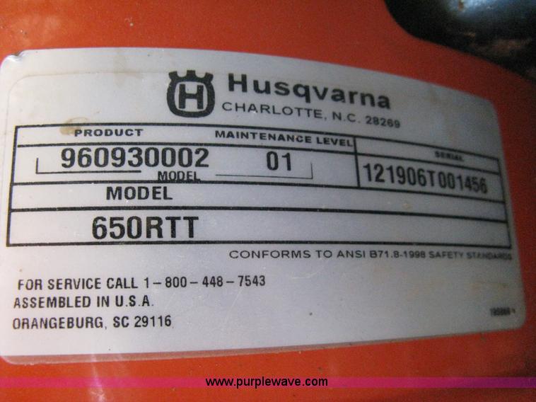 image for item B9552 Husqvarna CRT51 rear tine roto tiller
