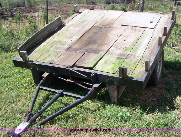 image for item C9394 Shop built two wheel trailer